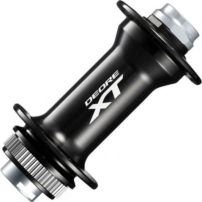 Втулка передняя SHIMANO XT, M8010, 32 ОТВ, C.LOCK, ПОД ПОЛУЮ ОСЬ 15мм(БЕЗ ОСИ), С LOCK RING, OLD:100мм EHBM8010E