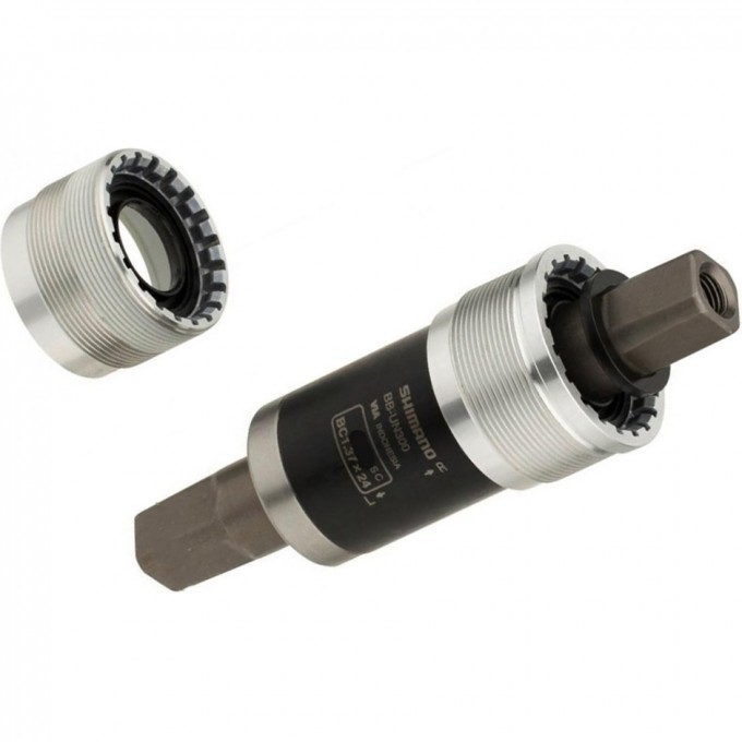 Каретка велосипедная SHIMANO UN300, 68/122.5 мм (D-NL), без болтов, индивидуальная упаковка EBBUN300B22X