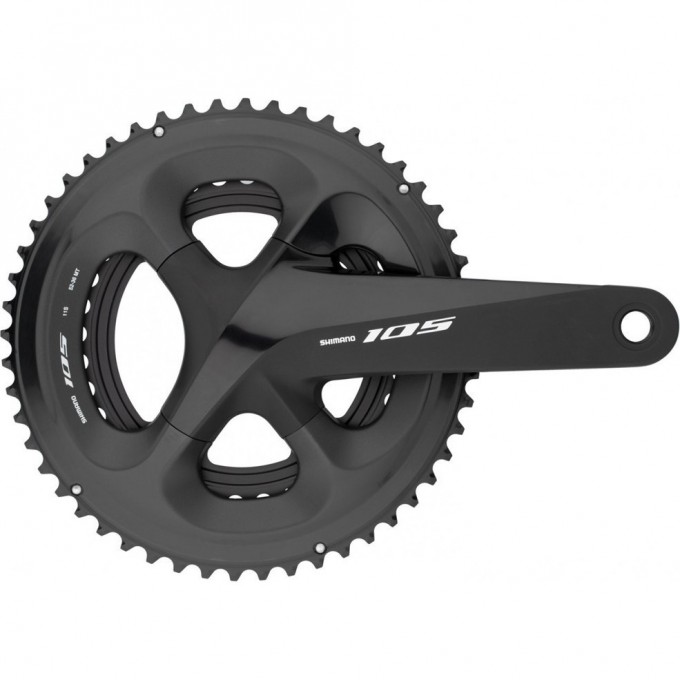 Система SHIMANO 105, R7000, 11 скоростей, 175мм, 52/36T, черный IFCR7000EX26L Система SHIMANO 105, R7000, 11 скоростей, 175мм, 52/36T, черный IFCR7000EX26L