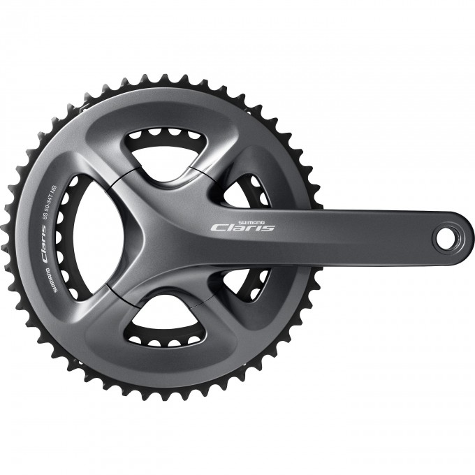 Система SHIMANO CLARIS, R2000, 175 мм, интегрированный вал, 8 скоростей, 50/34T EFCR2000EX04X Система SHIMANO CLARIS, R2000, 175 мм, интегрированный вал, 8 скоростей, 50/34T EFCR2000EX04X