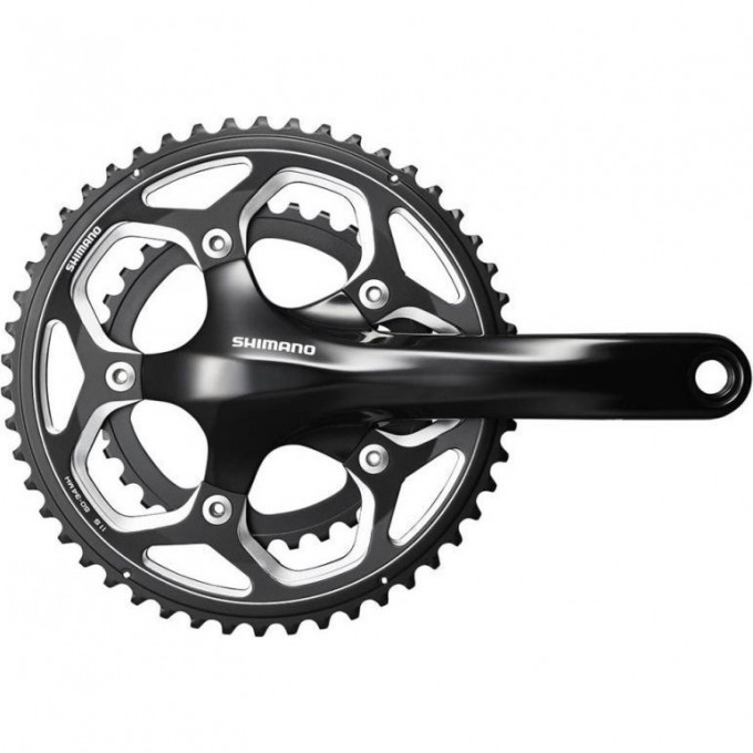 Система SHIMANO RS500, 11 скоростей, 175 мм, 52/36T, черный EFCRS500EX26L Система SHIMANO RS500, 11 скоростей, 175 мм, 52/36T, черный EFCRS500EX26L