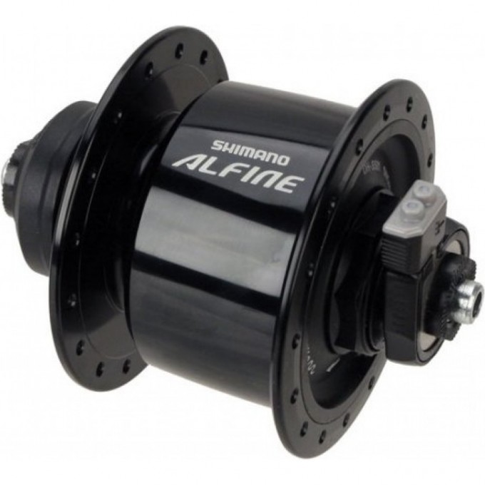 Втулка динамо SHIMANO ALFINE, S501, 36 отверстий, 6V-3W, черный, C.LOCK, OLD:100 мм EDHS501AL Втулка динамо SHIMANO ALFINE, S501, 36 отверстий, 6V-3W, черный, C.LOCK, OLD:100 мм EDHS501AL